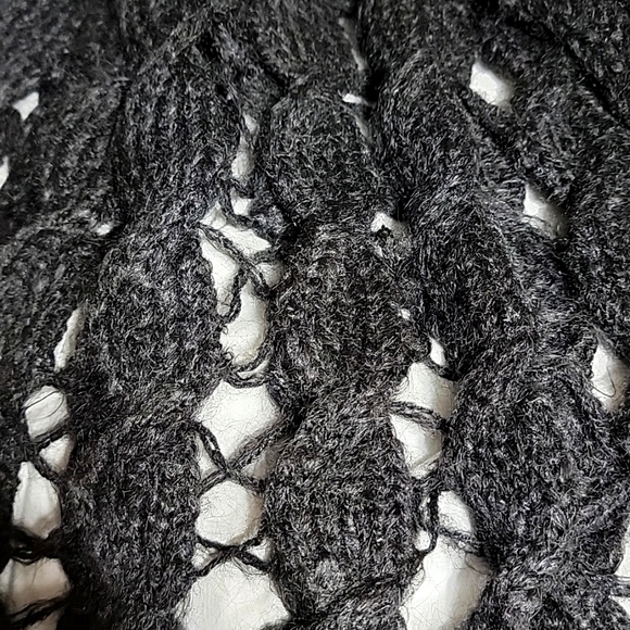 Nwt Custo Barcelona Knitwear Sweater Webbed Open Hollow Knit Vintage Alpaca L 1X - Picture 11 of 11